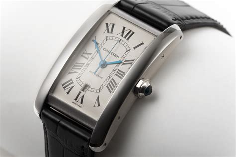 cartier tank watch set.